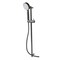 Alfi Brand Black Matte Round Sliding Rail Hand Shower Set AB7938-BM - alternate 1